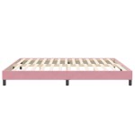vidaXL Cadru de pat fără saltea roz 200x210 cm catifea vidaXL Cadru de pat fără saltea roz 200x210 cm catifea