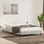 vidaXL Cadru de pat fără saltea, gri deschis, 80x220 cm, catifea