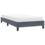 vidaXL Cadru de pat fără saltea Gri închis 80x220 cm catifea