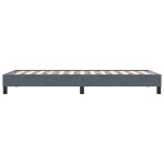 vidaXL Cadru de pat fără saltea Gri închis 80x220 cm catifea