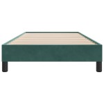 vidaXL Cadru de pat fără saltea, verde închis, 80x220 cm, catifea vidaXL Cadru de pat fără saltea, verde închis, 80x220 cm, catifea