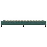 vidaXL Cadru de pat fără saltea, verde închis, 80x220 cm, catifea vidaXL Cadru de pat fără saltea, verde închis, 80x220 cm, catifea