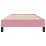 vidaXL Cadru de pat fără saltea roz 80x220 cm catifea vidaXL Cadru de pat fără saltea roz 80x220 cm catifea