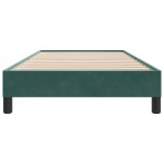 vidaXL Cadru de pat fără saltea verde închis 90x220 cm catifea vidaXL Cadru de pat fără saltea verde închis 90x220 cm catifea