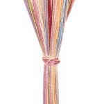 vidaXL Perdele șir 2 buc Multicolor 100x250 cm