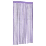 vidaXL Perdele șir 2 buc Violet 100x250 cm