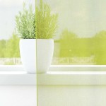 vidaXL Perdele Voile cu Oelii 2 buc Verde măr 140x175 cm vidaXL Perdele Voile cu Oelii 2 buc Verde măr 140x175 cm