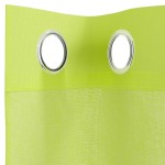 vidaXL Perdele Voile cu Oeje 2 buc Verde măr 140x300 cm vidaXL Perdele Voile cu Oeje 2 buc Verde măr 140x300 cm