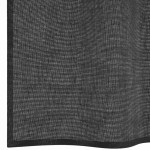 vidaXL Perdele Voile cu Oeli 2 buc Negru 140x260 cm