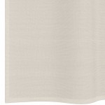 vidaXL Perdele Voile cu Oelii 2 buc Crem 140x300 cm