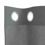 vidaXL Perdele voal cu oeje 2 buc Gri închis 140x175 cm vidaXL Perdele voal cu oeje 2 buc Gri închis 140x175 cm