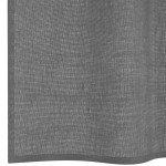vidaXL Perdele voal cu oeje 2 buc Gri închis 140x175 cm vidaXL Perdele voal cu oeje 2 buc Gri închis 140x175 cm
