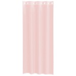 vidaXL Perdele Voile cu Oelii 2 buc Roz deschis 140x245 cm vidaXL Perdele Voile cu Oelii 2 buc Roz deschis 140x245 cm