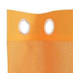 vidaXL Perdele Voile cu Oeli 2 buc Portocaliu 140x140 cm