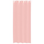 vidaXL Perdele Voile cu Oelii 2 buc Roz 140x225 cm vidaXL Perdele Voile cu Oelii 2 buc Roz 140x225 cm