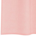 vidaXL Perdele Voile cu Oelii 2 buc Roz 140x225 cm vidaXL Perdele Voile cu Oelii 2 buc Roz 140x225 cm