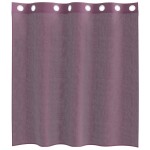vidaXL Perdele Voile cu Oelii 2 buc Violet 140x140 cm vidaXL Perdele Voile cu Oelii 2 buc Violet 140x140 cm