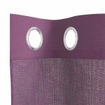 vidaXL Perdele Voile cu Oeje 2 buc Violet 140x175 cm vidaXL Perdele Voile cu Oeje 2 buc Violet 140x175 cm