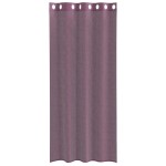 vidaXL Perdele Voile cu Oelii 2 buc Violet 140x225 cm vidaXL Perdele Voile cu Oelii 2 buc Violet 140x225 cm