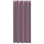vidaXL Perdele Voile cu Oeli 2 buc Violet 140x245 cm