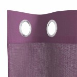 vidaXL Perdele Voile cu Oelii 2 buc Violet 140x300 cm vidaXL Perdele Voile cu Oelii 2 buc Violet 140x300 cm