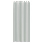 vidaXL Perdele Voile cu Oelii 2 buc Gri deschis 140x245 cm