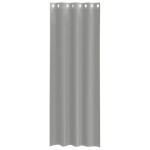 vidaXL Perdele Voile cu Oelii 2 buc Gri deschis 140x260 cm