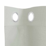 vidaXL Perdele Voile cu Oelii 2 buc Gri deschis 140x300 cm
