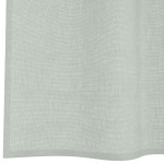 vidaXL Perdele Voile cu Oelii 2 buc Gri deschis 140x300 cm