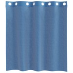 vidaXL Perdele Voile cu Oelii 2 buc Albastru Regal