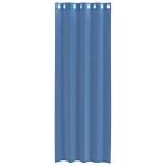 vidaXL Perdele Voile cu Oelii 2 buc Albastru Regal vidaXL Perdele Voile cu Oelii 2 buc Albastru Regal