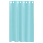 vidaXL Perdele Voile cu Oeje 2 buc Turcoaz vidaXL Perdele Voile cu Oeje 2 buc Turcoaz