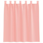 vidaXL Perdele Voile cu buzunare pentru bare 2 buc Roz