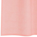 vidaXL Perdele Voile cu buzunare pentru bare 2 buc Roz