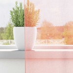 vidaXL Perdele Voile cu buzunare pentru bare 2 buc Roz vidaXL Perdele Voile cu buzunare pentru bare 2 buc Roz