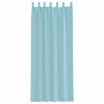 vidaXL Perdele Voile cu buzunare pentru bare 2 buc Turcoaz vidaXL Perdele Voile cu buzunare pentru bare 2 buc Turcoaz