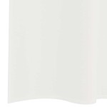 vidaXL Perdele Voile cu buzunare pentru bare 2 buc Alb