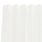 vidaXL Perdele Voile cu buzunare pentru bare 2 buc Alb