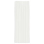 vidaXL Perdele Voile cu buzunare pentru bare 2 buc Alb vidaXL Perdele Voile cu buzunare pentru bare 2 buc Alb