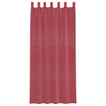 vidaXL Perdele Voile cu buzunare pentru bare 2 buc Roșu Vin vidaXL Perdele Voile cu buzunare pentru bare 2 buc Roșu Vin