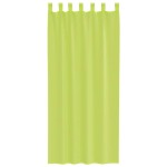 vidaXL Perdele din voile cu tablă 2 buc Verde măr