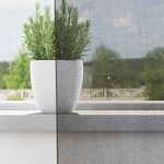 vidaXL Perdele voal cu bucle 2 buc Gri închis 140x225 cm vidaXL Perdele voal cu bucle 2 buc Gri închis 140x225 cm