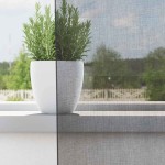 vidaXL Perdele voal cu bucle 2 buc Gri închis 140x245 cm