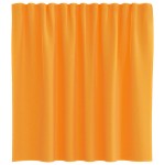 vidaXL Perdele Voile cu Bucle 2 buc Portocaliu 140x140 cm vidaXL Perdele Voile cu Bucle 2 buc Portocaliu 140x140 cm
