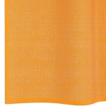 vidaXL Perdele Voile cu Bucle 2 buc Portocaliu 140x140 cm vidaXL Perdele Voile cu Bucle 2 buc Portocaliu 140x140 cm