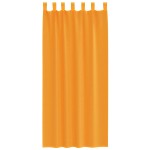 vidaXL Perdele Voile cu Bucle 2 buc Portocaliu 140x225 cm vidaXL Perdele Voile cu Bucle 2 buc Portocaliu 140x225 cm
