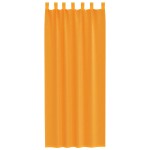 vidaXL Perdele Voile cu Bucle 2 buc Portocaliu 140x260 cm vidaXL Perdele Voile cu Bucle 2 buc Portocaliu 140x260 cm