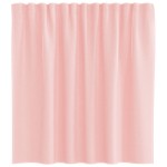 vidaXL Perdele Voile cu Bucle 2 buc Roz 140x140 cm vidaXL Perdele Voile cu Bucle 2 buc Roz 140x140 cm