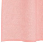 vidaXL Perdele Voile cu Bucle 2 buc Roz 140x245 cm vidaXL Perdele Voile cu Bucle 2 buc Roz 140x245 cm