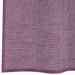 vidaXL Perdele Voile cu Bucle 2 buc Violet 140x140 cm